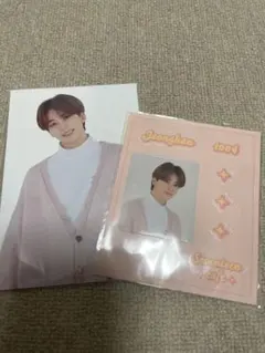 セブチカフェ ジョンハン ポストカード シール