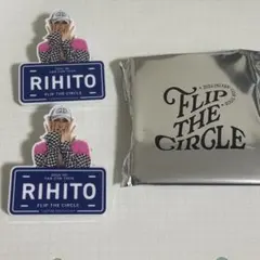 RIHITO ピンバッジ 2個セット FLIP THE CIRCLE