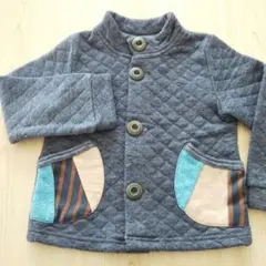tout petit キルティング風ジャケット トレーナー
