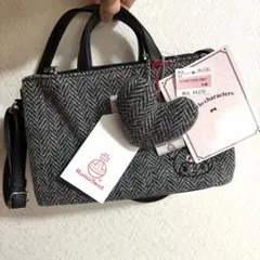 値下げ☆クロミちゃん ハリスツイード ショルダーバッグのサムネイル