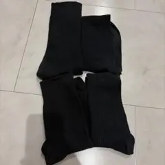 남성용 블랙 양말 4팩