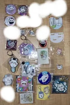 ちいかわ モモンガ 缶バッジ ガチャ アクリル まとめ売り
