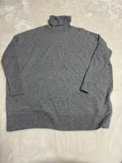 COSグレー タートルネック ニットMサイズ