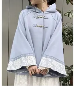 axes femme ダンボールニットポンチョ