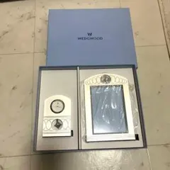 WEDGWOOD フォトフレーム　置き時計セット