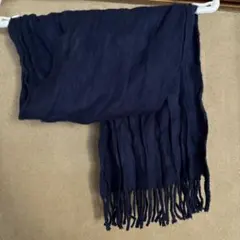 COMME CA ISM ネイビー マフラー