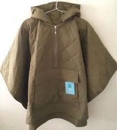 新品タグ付き◇BINKY キルティングポンチョ　ポンチョコート