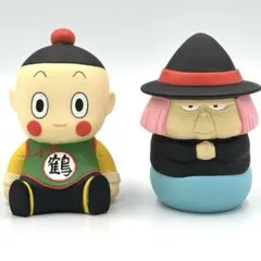 当時品 ✨ ドラゴンボール 貯金箱 ソフビ 餃子 占いババ 2体セット