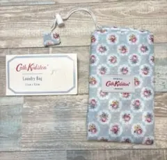 新品　CathKidston キャスキッドソン 巾着　水色　ブルー