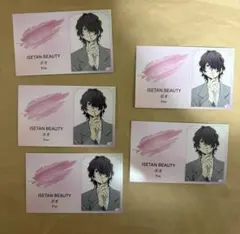 文スト　文豪ストレイドッグス　伊勢丹　名刺カード　名刺風カード　ポオ　名刺