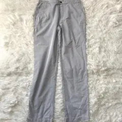 ユニクロ　パンツ　ストライプ　サマー