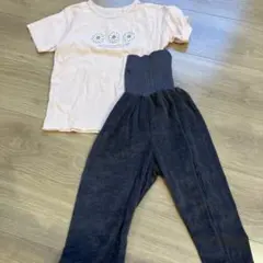 腹巻付き半袖パジャマ セットアップ