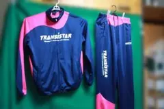 TRANSISTAR ジャージ 上下セット ネイビー/ピンク　ハンドボール他