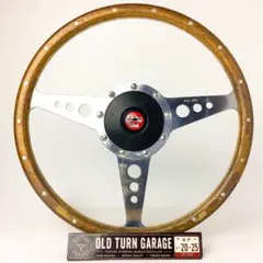 ウッドステアリング 36cm 3本スポークモトリタ - メルカリ