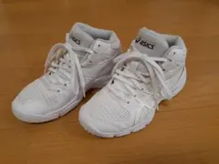 バスケットボールシューズ　ASICS　ダンクショット キッズホワイト