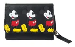 【匿名変更可】 mini X-girl ミッキーマウス 三つ折り財布 財布