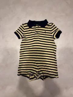Ralph Lauren ポロロンパース 9M 75cm ボーダー