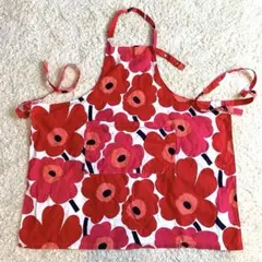 マリメッコ marimekko マンシッカ エプロンいちご - メルカリ