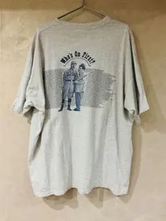 ビンテージ古着Who's On First? ビッグシルエットTシャツ グレー