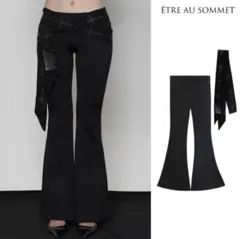 ETRE AU SOMMET パンツ　ブラック　シズニルック ETRE AS SOMMET パンツ シズニルック | Mercari