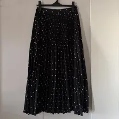 a.v.vドットプリーツスカート