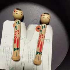 新品未使用　こけしレター　通信筒　幸福をはこぶ「こけし」通信　レトロ