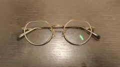 JINS ブロンズ ラウンドフレーム メガネ