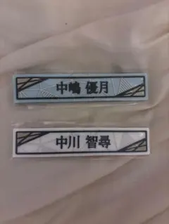 櫻坂46 中嶋優月 中川智尋 ケーブルクリップ
