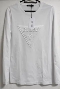 GUESS ホワイト 長袖Tシャツ