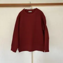 ワークマン女子　赤系ニット