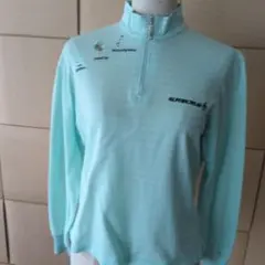 Munsingwear ミントグリーン ハーフジップシャツ