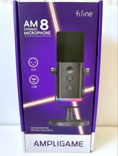 【美品】FIFINE AmpliGame AM8 ダイナミックマイクのサムネイル