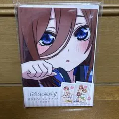 五等分の花嫁∬　描き下ろしマルチクロス　三玖・四葉・五月