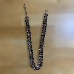 シルバーカラー チェーンネックレス
