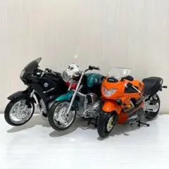 【3台セット】 BMW HONDA バイク オートバイ 模型 ミニチュア 当時物