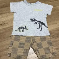 hakka kp 恐竜プリント Tシャツショートパンツ 120