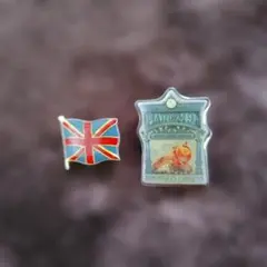 ハリーポッター 9と4分の3番線 ピンバッジ イギリス国旗 セット