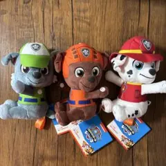 パウパトロール くっつき ぬいぐるみ vol.2 3種 コンプリートセット