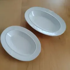 mermari様専用ジノリボンジョルノホワイト ピクルスオーバル17センチ 3
