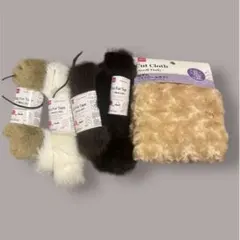 ファーテープ4色ボアカットクロスセット