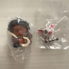 肩ズンFig. モアナと伝説の海　マウイ　プア　ガチャガチャ2個セット
