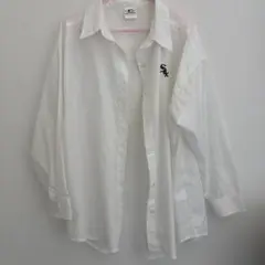 GENUINE MERCHANDISEレディース　ホワイト長袖シャツ　Mサイズ