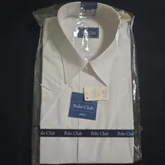 【新品未使用】Polo Club カッターシャツ　半袖　39cm Mサイズ白無地