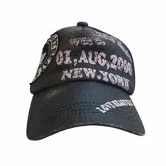 Y2K メッシュキャップ アメカジ ストリート グランジ ブラック ワッペンのサムネイル
