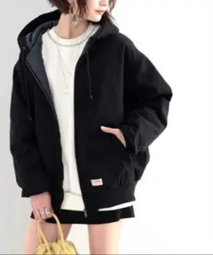 フード付き ブルゾン