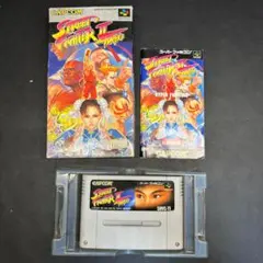 ♡Gc右1046 スーパーファミコン ストリートファイターIIターボ 箱あり