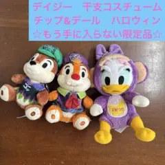 限定品ぬいぐるみバッジ3点セット　ハロウィン　スプーキー　ランド限定　2018