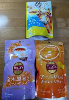 Lipton TULLY'S & TEA アールグレイ　3点セットのサムネイル