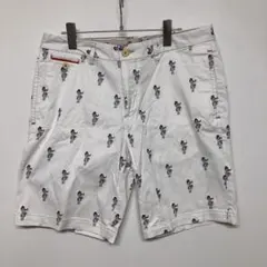 Tommy Bahama フラガール刺繍総柄 ショートパンツ ホワイト 33のサムネイル