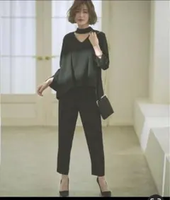 RUIRUE BOUTIQUE パンツセットアップ スーツ Mサイズ ブラック